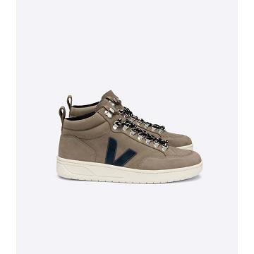 Veja RORAIMA NUBUCK Men's High Tops Taupe | CA 111YXF